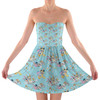 Sweetheart Strapless Skater Dress - Mickey Mouse & the Easter Bunny Costumes