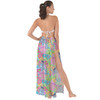 Maxi Sarong Skirt - Neon Floral Stitch & Angel