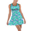 Cotton Racerback Dress - Neon Floral Baloo