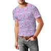 Men's Sport Mesh T-Shirt - Neon Floral Jellyfish
