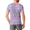 Men's Sport Mesh T-Shirt - Neon Floral Jellyfish