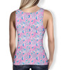 Women's Tank Top - Neon Floral Jellyfish