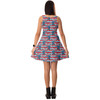 Sleeveless Flared Dress - Superhero Stitch - Captain America