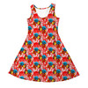 Girls Sleeveless Dress - Superhero Stitch - Ironman