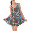 Beach Cover Up Dress - Superhero Stitch - All Heroes Stacked