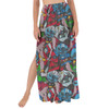 Maxi Sarong Skirt - Superhero Stitch - All Heroes Stacked
