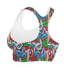 Sports Bra - Superhero Stitch - All Heroes Stacked