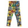 Girls' Leggings - Superhero Stitch - Comic Book