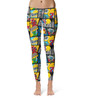 Sport Leggings - Superhero Stitch - Comic Book