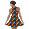 Cotton Racerback Dress - Superhero Stitch - Superhero Badges