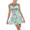 Cotton Racerback Dress - Neon Spring Floral Mickey & Friends