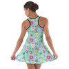 Cotton Racerback Dress - Neon Spring Floral Mickey & Friends