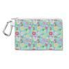 Canvas Zip Pouch - Neon Spring Floral Mickey & Friends