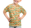 Youth Cotton Blend T-Shirt - Hidden Mickey Oranges