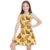 Girls Sleeveless Dress - Capybara Love