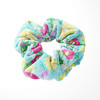 Velvet Scrunchie - Neon Spring Floral Mickey & Friends