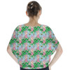 Batwing Chiffon Top - Sketched Piglet and Butterflies