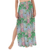 Maxi Sarong Skirt - Sketched Piglet and Butterflies