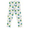 Girls' Leggings - Little Green Aliens on White