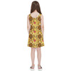 Girls Sleeveless Dress - Sketched Pooh in the Honey Tree