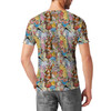 Men's Cotton Blend T-Shirt - Sketched Pooh Characters