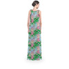 Flared Maxi Dress - Sketched Piglet and Butterflies
