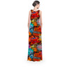 Flared Maxi Dress - Watercolor Pixar Cars