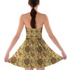 Sweetheart Strapless Skater Dress - Sketched Pooh in the Honey Tree