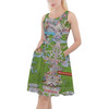 Skater Dress with Pockets - Magic Kingdom Map