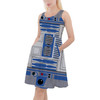 Skater Dress with Pockets - Little Blue Droid