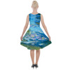 Skater Dress with Pockets - Monet Water Lillies