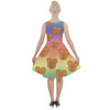 Skater Dress with Pockets - Mickey Waffles Rainbow