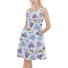 Skater Dress with Pockets - Watercolor Cinderella