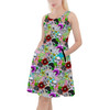 Skater Dress with Pockets - Sketched Floral Star Wars