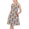 Skater Dress with Pockets - Santa Mickey Mouse