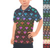 Kids Polo Shirt - Mouse Ears Watercolor