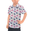 Kids Polo Shirt - Stitch Loves Angel