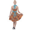 Halter Vintage Style Dress - Retro Chewbacca Summer Vibes