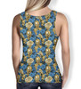 Women's Tank Top - Retro Floral C3PO Droid