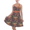 Halter Vintage Style Dress - Retro Mandalorian Beach Day