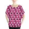 Batwing Chiffon Top - Pink Storm Troopers