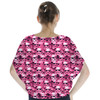 Batwing Chiffon Top - Pink Storm Troopers