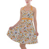 Halter Vintage Style Dress - Theme Park Fall Fun