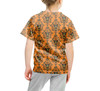 Youth Cotton Blend T-Shirt - Haunted Halloween Mansion Wallpaper