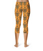 Sport Capri Leggings - Haunted Halloween Mansion Wallpaper