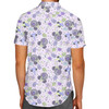 Men's Button Down Short Sleeve Shirt - Pretty Purple Potions