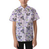 Kids' Button Down Short Sleeve Shirt - Pretty Purple Potions