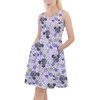 Skater Dress with Pockets - Pretty Purple Potions