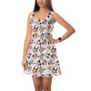 Sleeveless Flared Dress - Spooky Fab Five