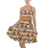 Halter Vintage Style Dress - Skeleton Dress Up Fun